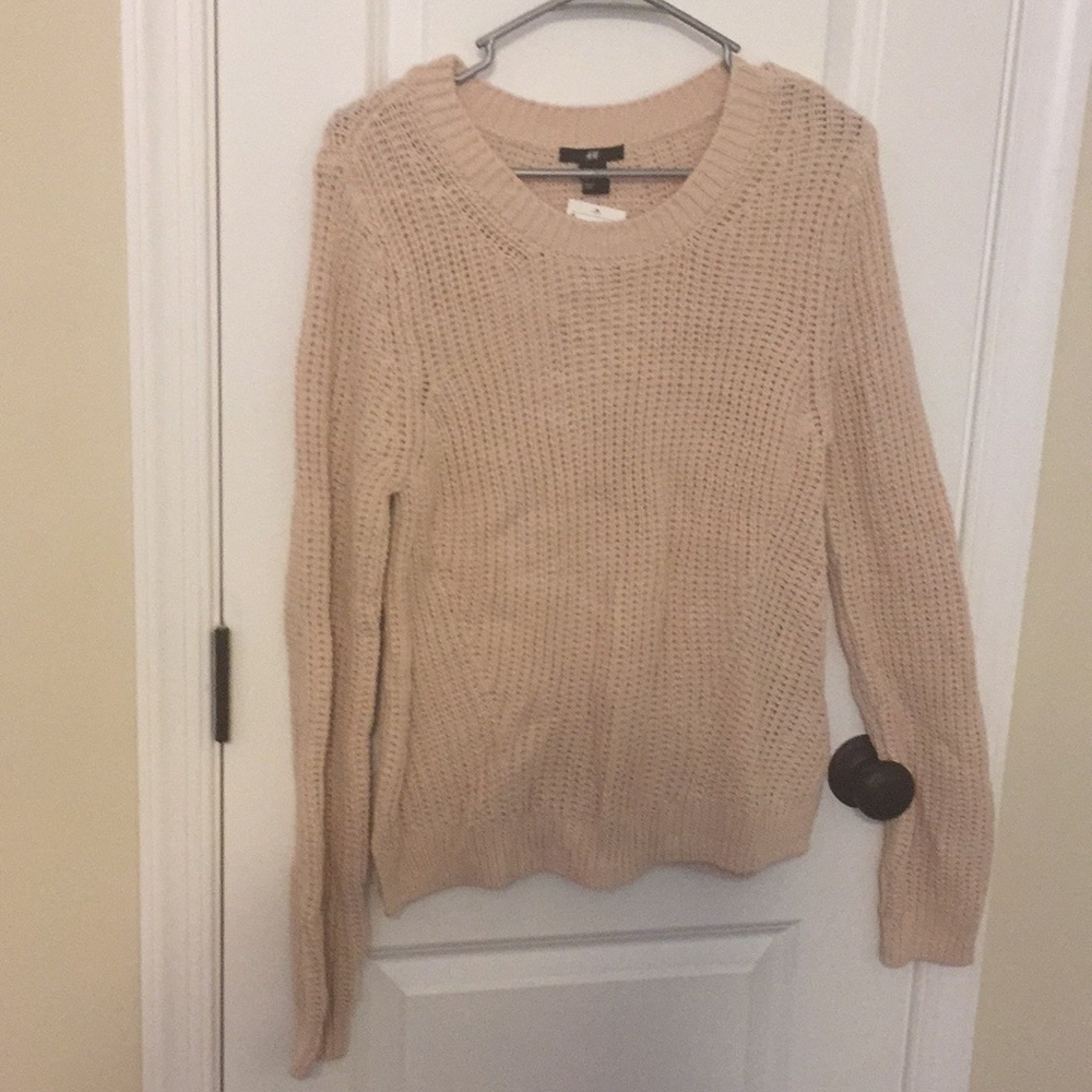 Hm cream sweater new